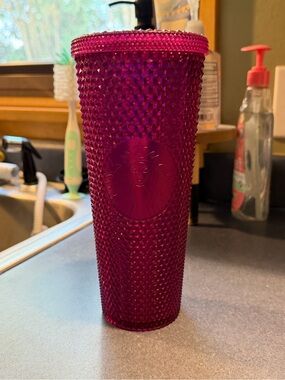 Starbucks Studded Magenta Tumbler